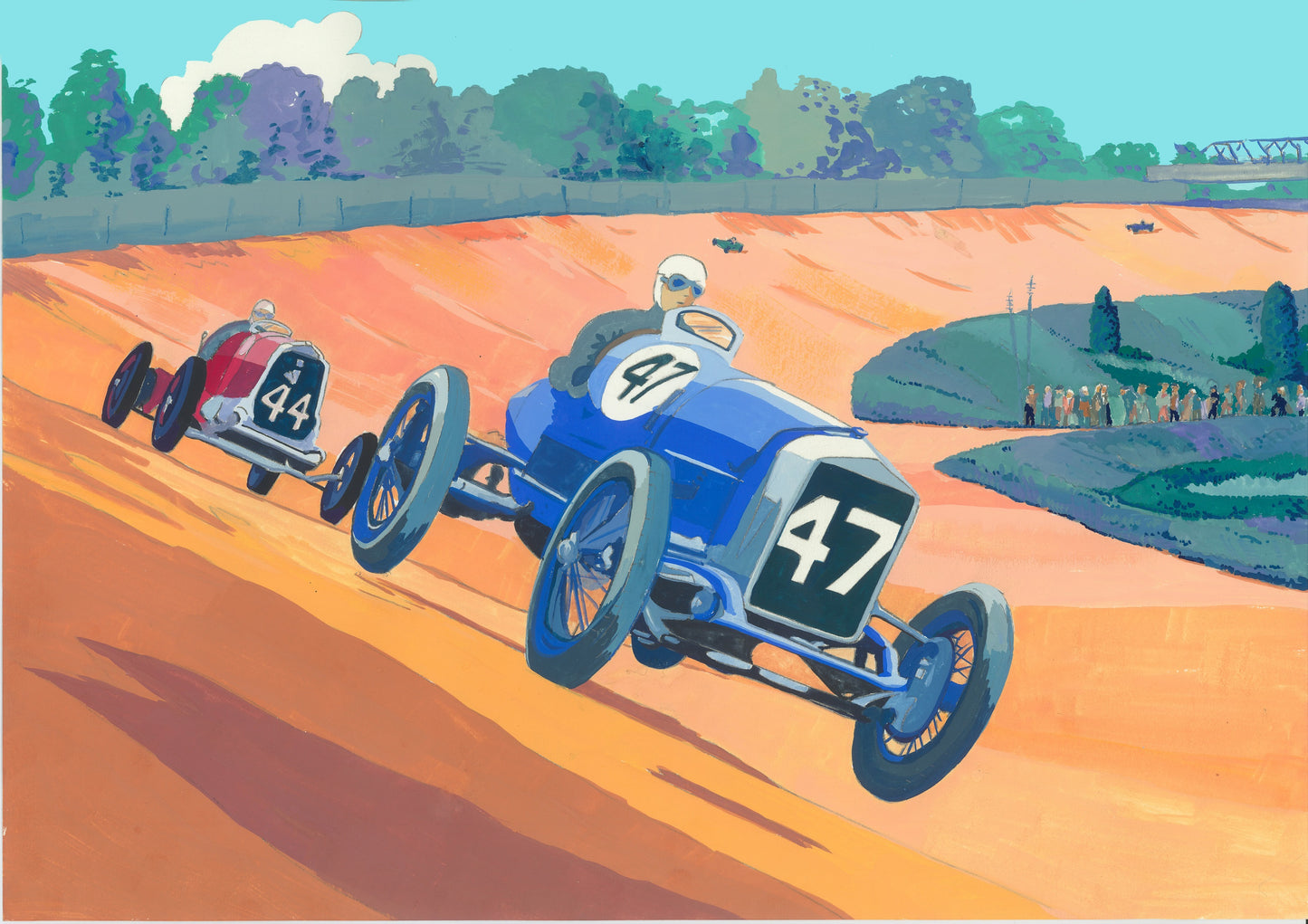 Brooklands Original Painting