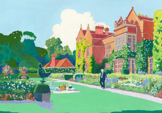 Chequers Court Original Painting