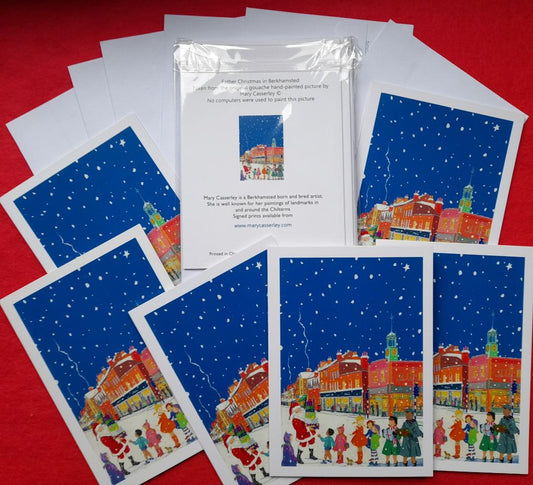 Father Christmas in Berkhamsted  (Mini pack of 6)