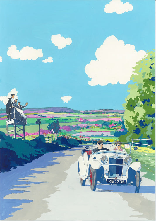 Kop Hill Climb Original Painting