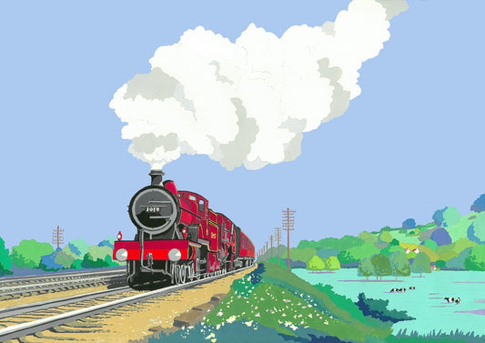 LMS Loco Boxmoor Original Painting