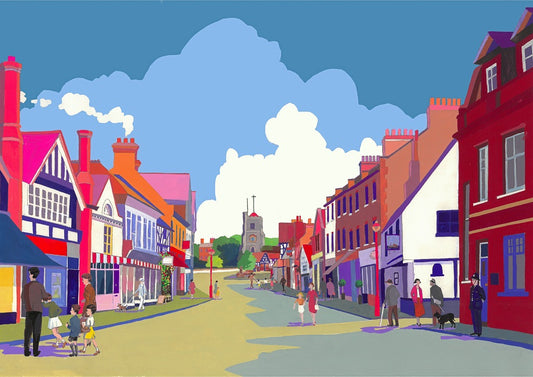 Pinner High Street Original Painting