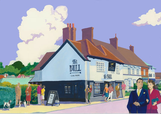 The Bull Berkhamsted Original Painting