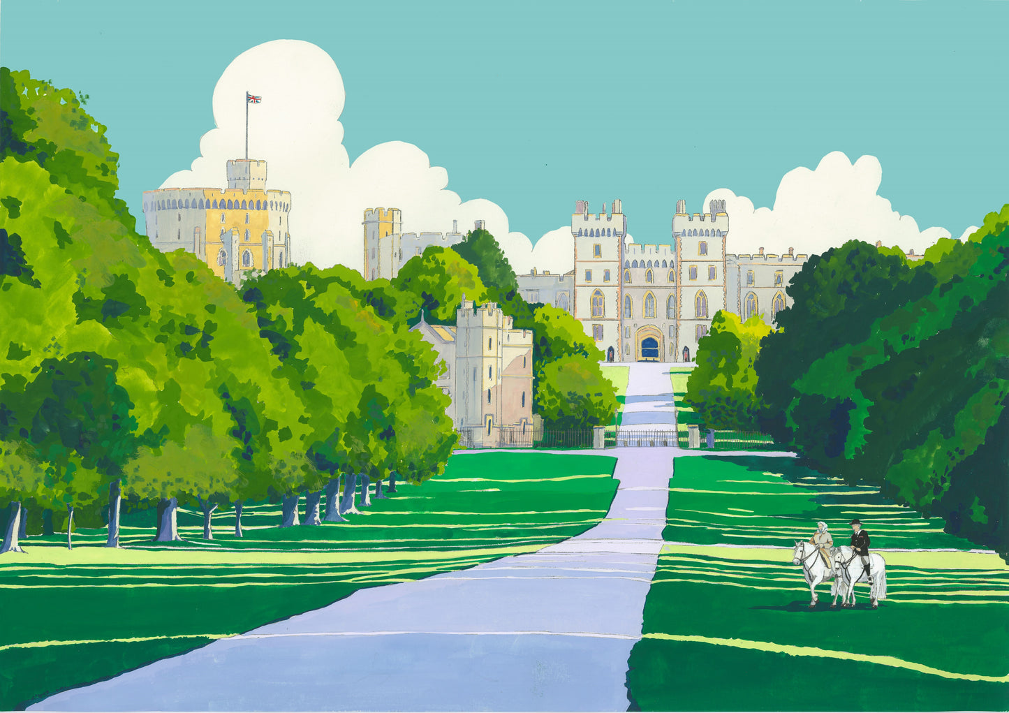 Windsor Great Park Original Painting