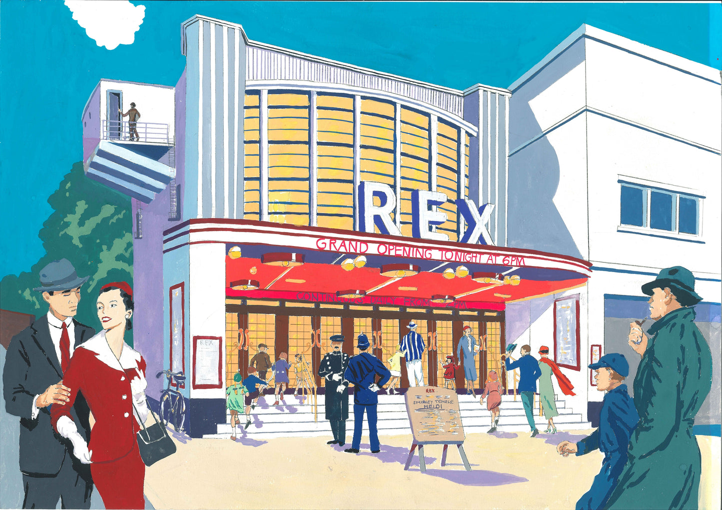 The Rex Berkhamsted Original Painting